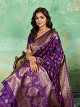 Buy Latest Bandhani Saree With Casual Wear