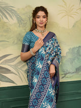 Buy Printed Style With Zari border Saree