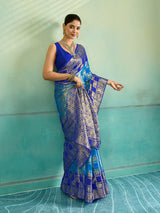 Buy Banarasi Saree With Festivel Wear