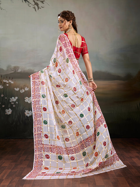 Buy New Faag Style Saree with Festive Wear KcPc Image 6