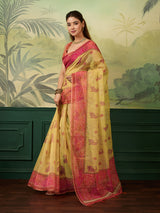 Buy Bandhani Saree With Casual Wear