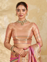 Chanderi Mahajanisaree for festivals 