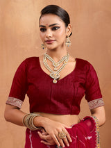 Chiffon Banarasi Neemzari saree