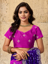 KcPc Traditional Bandhani Style Georgette Saree Perfect Festive Collection SWA
