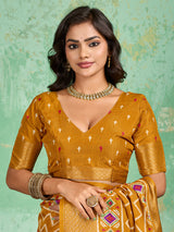 Buy New Launch Cotton Silk Printed Style With Daily Wear Saree