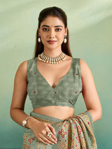 KcPc Premium Tusser Style Tussar Silk Saree with Aari & Aabla DetailingSTR