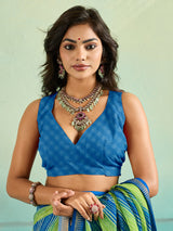 KcPc Premium Leheriya Style Saree Crafted in Soft Pure Chiffon Fabric