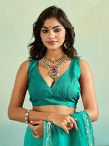 KcPc Latest Chiffon Bollywood Style Gotapatti Work Saree MHS