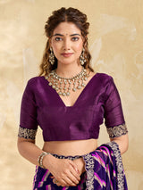 By Latest New Chiffon Leheriya Style With Embroidery Border Work Saree