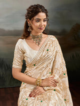 Buy Tusser Silk With Traditional Style Saree KcPc 
