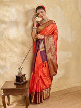 Buy Banarasi Style Saree Festive Wear kcpc
