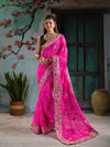 KcPc Festive Special Leheriya Sarees with Embroidery WorkSANJU