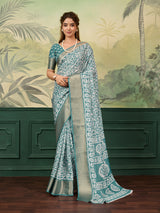 Buy Printed Style With Zari border Saree