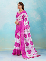 Buy Banbhani Saree With Kota Doria 