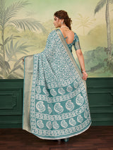 Buy Printed Style With Zari border Saree
