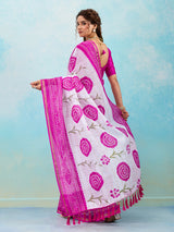 Buy Banbhani Saree With Kota Doria 