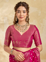Buy New Elegant Bandhani Saree With Festive Wear KcPc