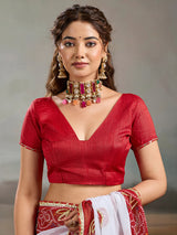 KcPc New Festive Special Georgette Faag Style Saree with Gotapatti WorkPDM