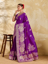 KcPc Beautiful New Munga Silk Banarsi Zari Weaving With Havey Pallu SareeDC