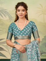 Buy Printed Style With Zari border Saree