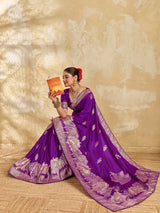 KcPc Beautiful New Munga Silk Banarsi Zari Weaving With Havey Pallu SareeDC