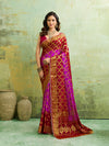 KcPc Gharchola Banarasi Silk Fabric With Heavy Zari Work Saree KML Rani Red