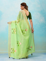 Buy Printed Saree Wih Casual Wear