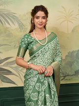 Buy Printed Style With Zari border Saree