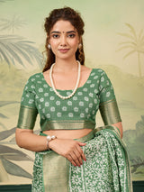 Buy Printed Style With Zari border Saree