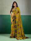 Buy Kalamkari Saree With Mehendi Wear