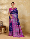 Buy New Elegant Saree Banarasi Style with Rich Zari Border Kcpc 1