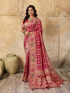 Georgette Gharchola Bandhej Cutdana Gotapatti Work Saree