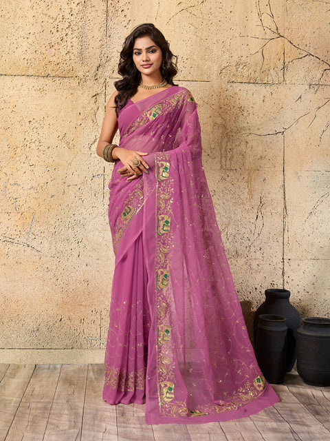 KcPc Special New Classic Traditional Saree in Soft Georgette Fabric  JAY