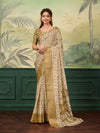 KcPc New BeautifulCotton Silk Batik Printed With Zari Border Work Saree STL
