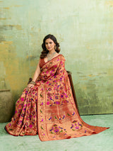 Buy Kalamkari Saree With Traditional Wear 