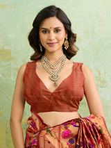 Buy Kalamkari Saree With Traditional Wear 