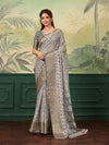 Buy New Arrival Cotton Silk Batik Printed With Zari Border Work Saree
