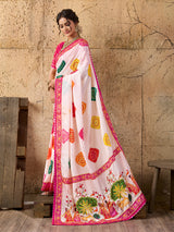 Buy Elegant Kalamkari Style Saree With Festive Special KcPc