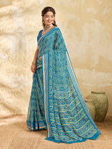 Buy Casual Style Chiffon Saree Kcpc Image 3