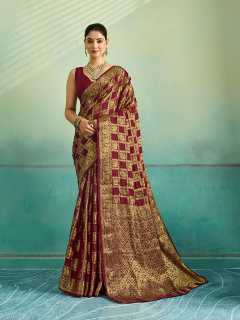 Buy Banarasi Saree With Festivel Wear