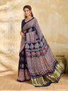 Buy Modal Silk Ajrakh Style With Mirror Work KcPc 
