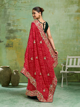 KcPc Premium Gotapatti Handwork Georgette SareesKDN