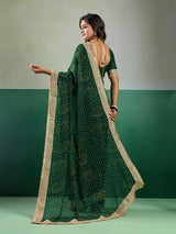 KcPc Stylish Bandhani Inspired Georgette Saree Collection KDN