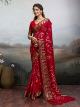Bandhani saree under 1000