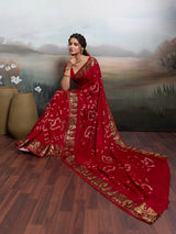 Bandhani saree under 1000