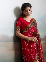 Bandhani saree under 1000