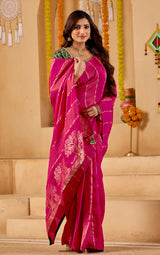 Buy Premium Banarasi Style Saree Collection Kcpc Image 