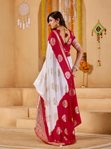Buy Georgette Saree Banarasi Panetar Style KcPc 
