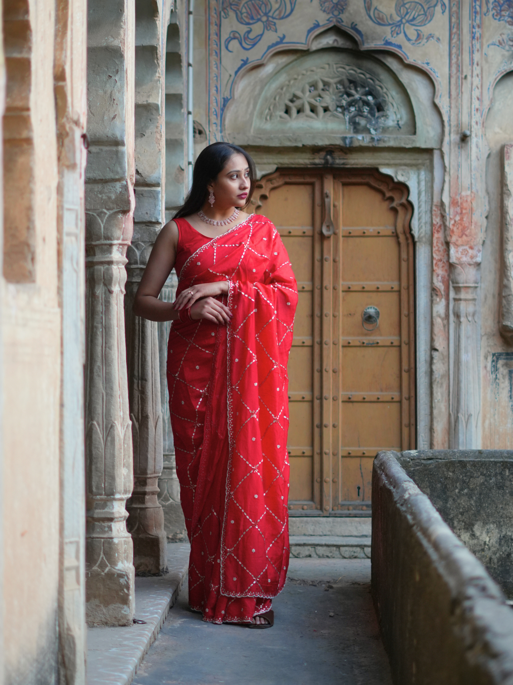 KcPc New BeautifulH O Silk Bollywood With Gotapatti Work Saree ANT