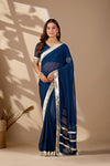 Buy New Elegant Designer Saree with Gota Border KcPc